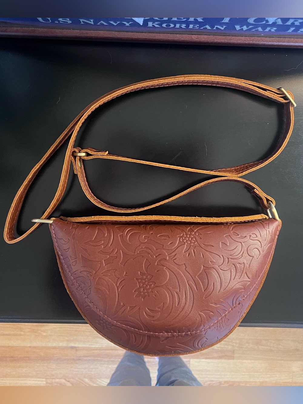 Portland Leather Meadow Koala Sling shoulder bag purse